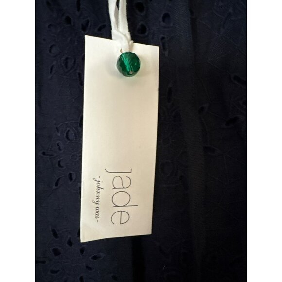NWT Johnny Was Jade Nora Navy Eyelet Linen W/Cotton Lining Shorts Size S - Picture 4 of 9